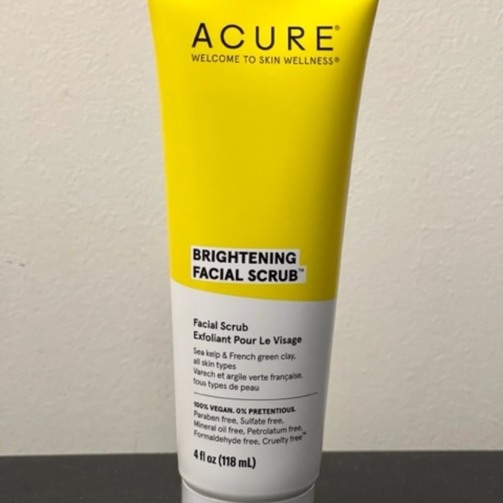ACURE Brightening Facial Scrub 4 Fl. OZ (118 ml)